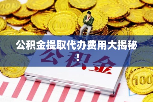 闽清公积金提取代办费用大揭秘! 闽清公积金提取代办费用大揭秘!